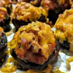 Chorizo Stuffed mushrooms.
